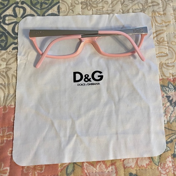 Dolce & Gabbana Pink Rimmed Eyeglasses - Picture 3 of 11